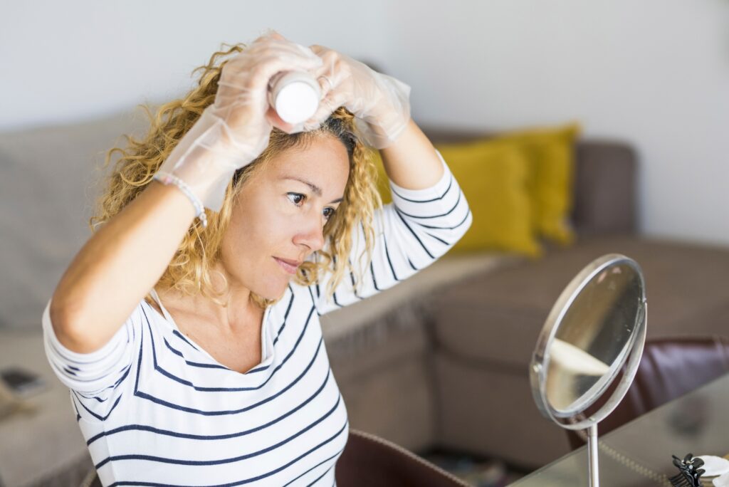 Home made hair dye at home